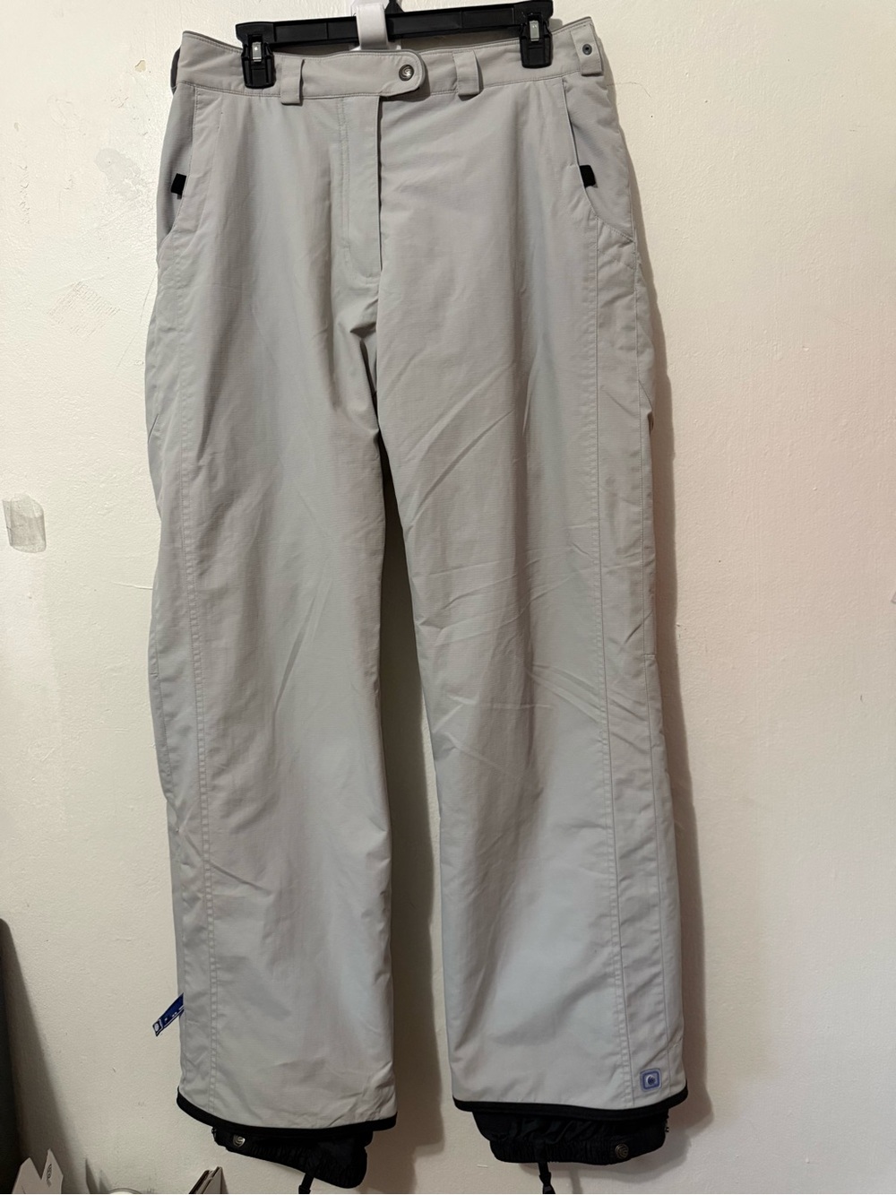 Columbia Vintage 90's Convert Ski Snow Pants Gray Womens Size L F2 SL8650